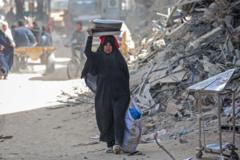 سيدة فلسطينية في قطاع غزة