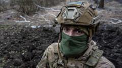 A Ukrainian squad leader