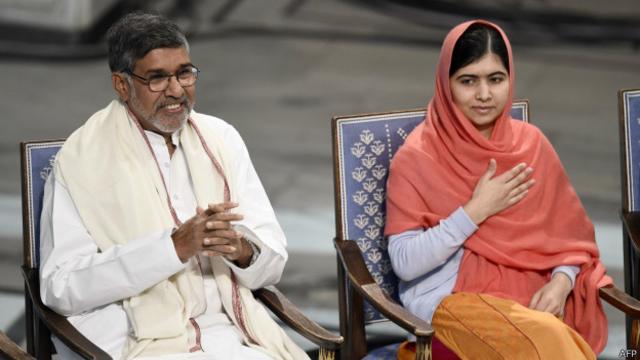 Малала Юсуфзай и Кайлаш Сатиартхи