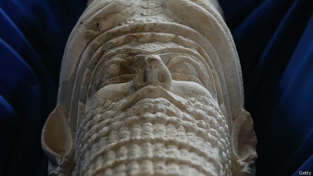 Голова ассирийского царя Саргона Второго