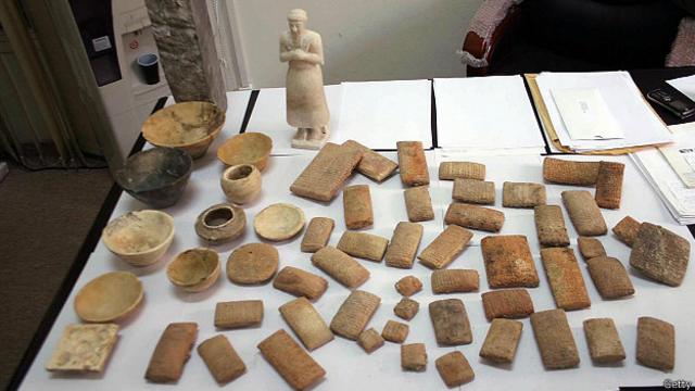Украденные предметы древнего иракского искусства