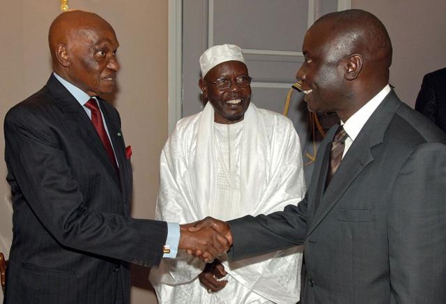 Idrissa Seck et Abdoulaye Wade.