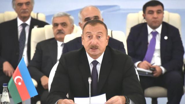 Президент Азербайджана Ильхам Алиев (8 августа 2016)