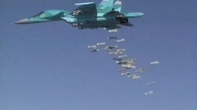 До объявления о перемириии российская авиация активно наносила удары в провинции Дейр-эз-Зор
