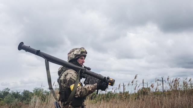 Український солдат із ПЗРК Stinger