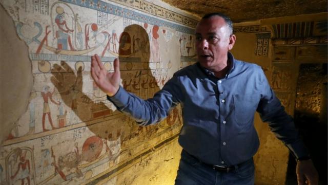 Глава высшего совета Египта по делам древностей Мустафа Вазири