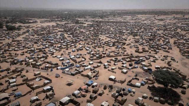 Camp de réfugiés à Adre, Tchad