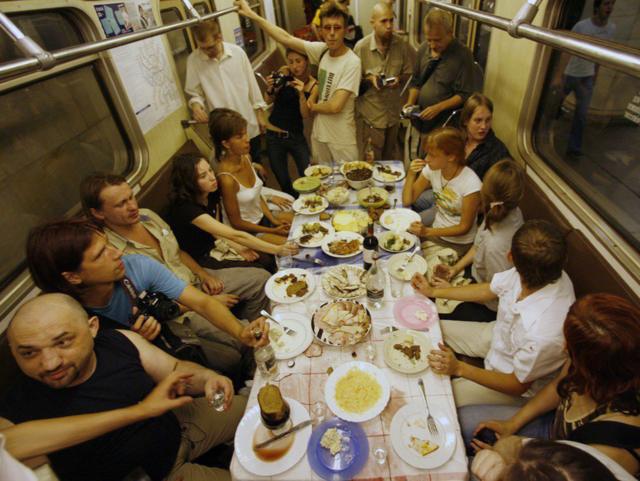 Акция "ПИР", 25 августа 2007 года, кольцевая линия московского метрополитена