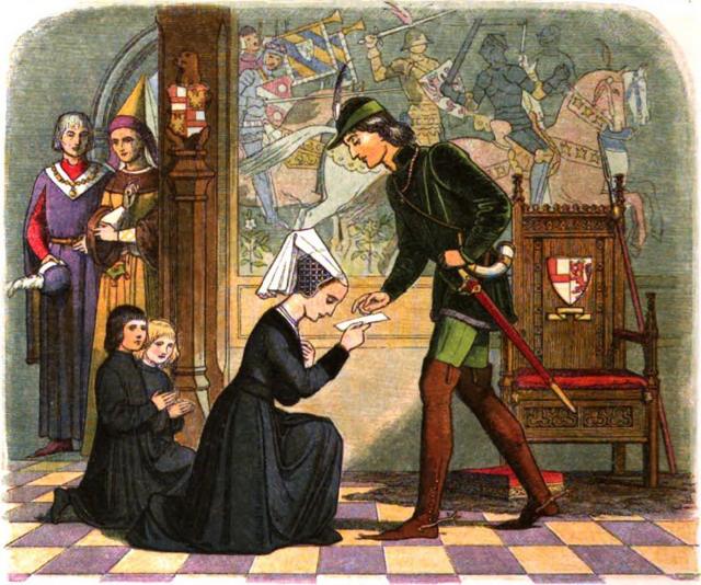 Встреча Элизабет Вудвил и Эдуарда IV.