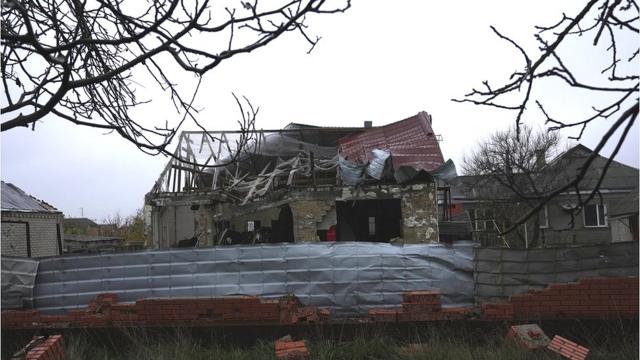 В селе разрушены более десятка домов, многие дома повреждены