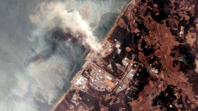 Снимок "Фукусимы" сверху, март 2011
