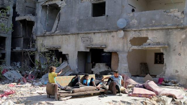 У тысяч палестинцев были разрушены или повреждены дома