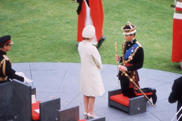 Инвеститура принца Уэльского в замке Карнарвон 1 июля 1969 года.