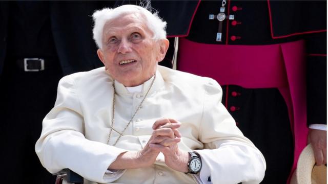 Бывший папа римский Бенедикт XVI в 2020 году