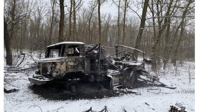 Знищена російська техніка біля Чернігов