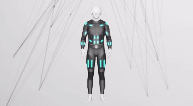 Костюм Teslasuit стимулирует нервные окончания по всему телу