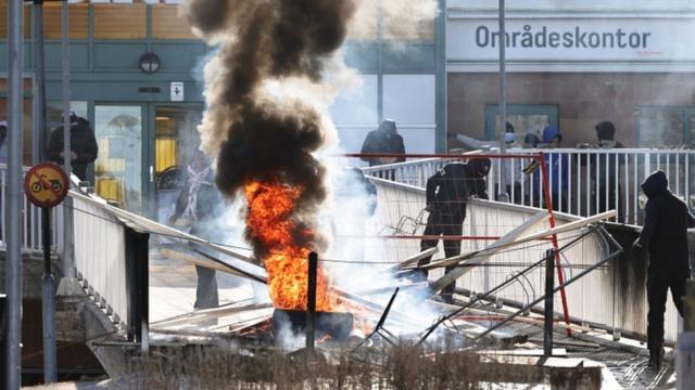 Беспорядки в воскресенье в Норчепинге