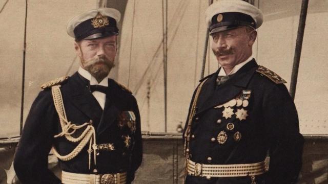 Николай II и Вильгельм II.