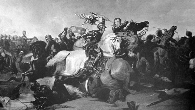 Сражение при Босворте, картина Авраама Купера