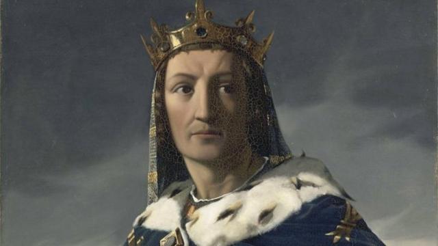 Людовик VIII, портрет работы Анри Леманна
