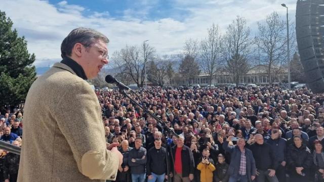 U subotu 11. marta posetio je više mesta na jugu Srbije i poručio da će formiranje pokreta početi u maju ili junu