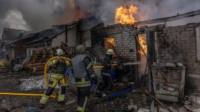 Пожар на складах в Харькове, 28 марта 2022