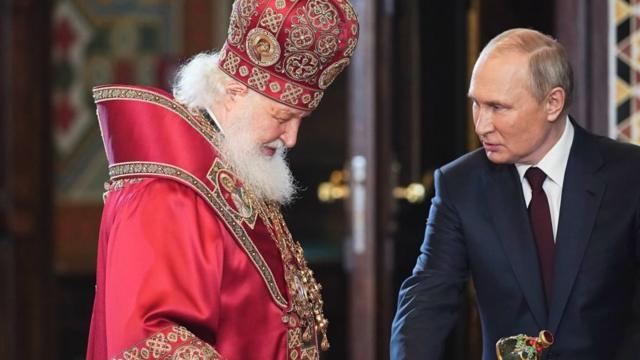 Патріарх Кирило та Володимир Путін