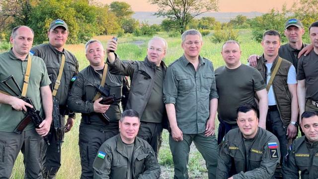 Делегация Башкирии в Донбассе