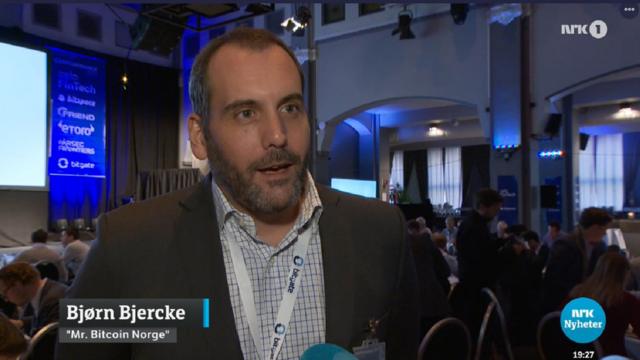 Bjorn Bjercke on Norwegian television
