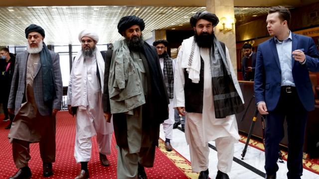 Делегация движения "Талибан" на переговорах в Москве