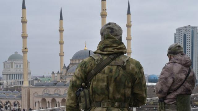 Митинг в поддержку Рамзана Кадырова в Грозном