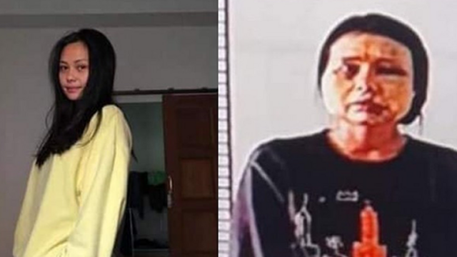 Женщина до и после ареста