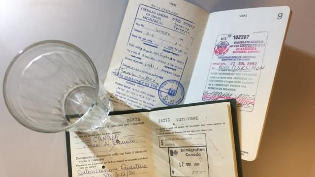 Визы в документах для человека без гражданства