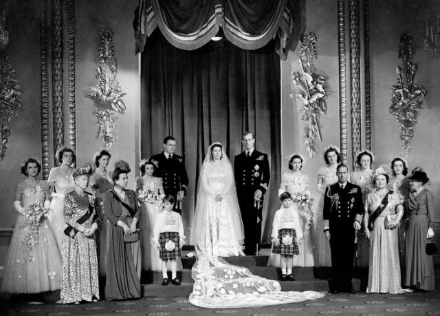 Princess Elizabeth and The Duke of Edinburgh Wedding - Westminster Abbey