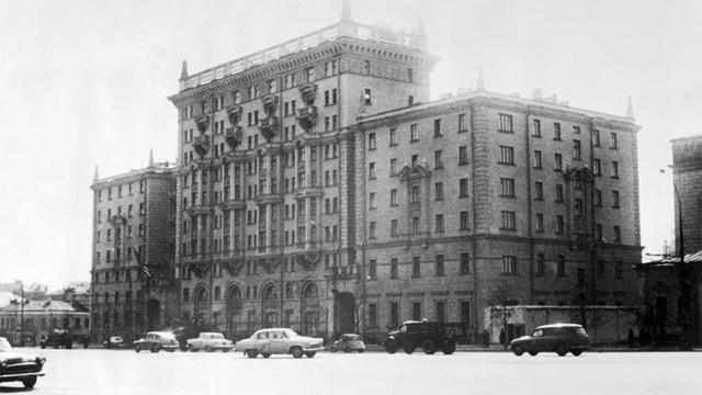 Посольство США на Новинском бульваре, около 1964 года