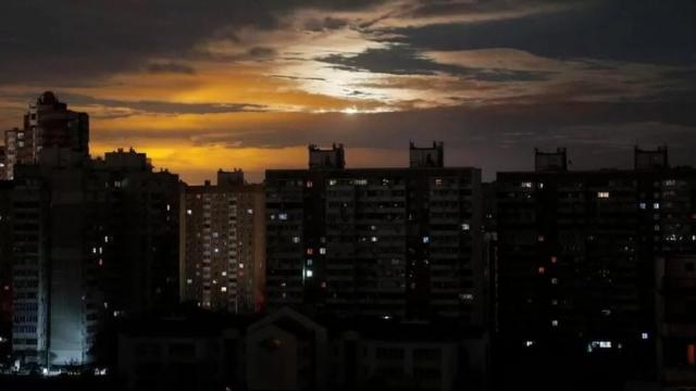 Украина ночью