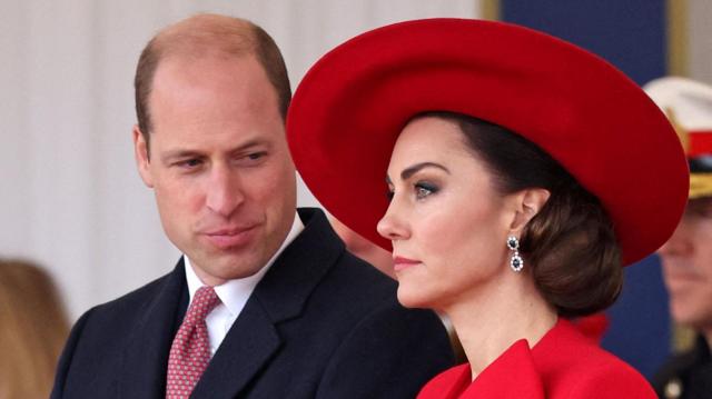 Принц Уильям (на фото слева) и Кэтрин, принцесса Уэльская (фото 21 ноября 2023 года)