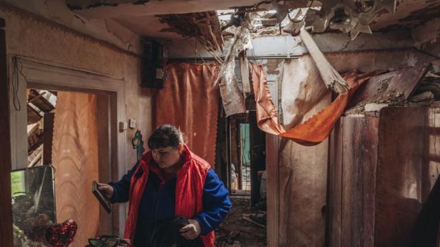 Харьков, разрушенное здание