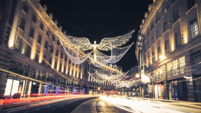 Рождественская иллюминация Лондона
