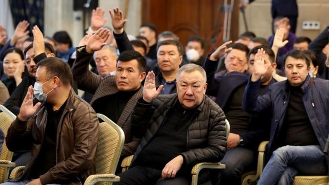 Голосование в парламенте Кыргызстана