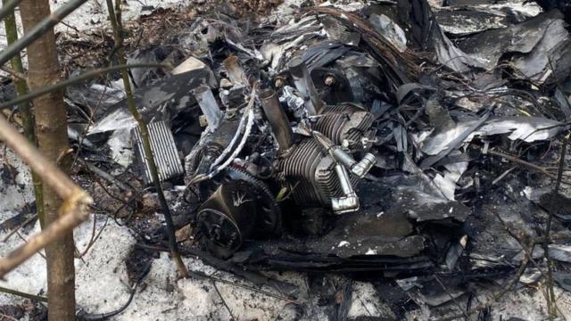 Фото сбитого иранского дрона