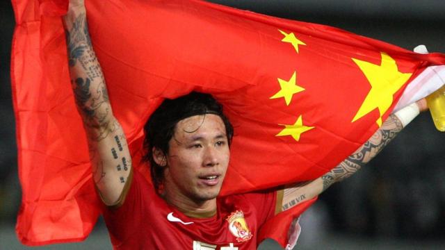 Китайский футболист Чжан Линьпэн