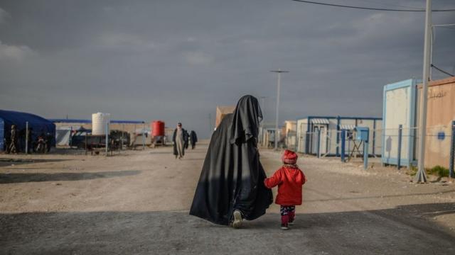 Фото сделано в лагере Аль-Хол. Здесь живут тысячи детей