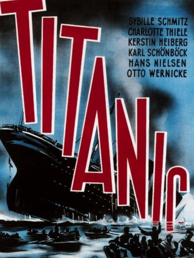 Плакат, выпущенный к выходу нацистского фильма "Титаник" в 1943 году