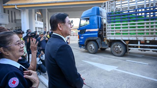 ထိုင်းရဲ့ ရှေ့ပြေးအကူအညီမှာ လက်နက်ကိုင်တပ်တွေ ဘယ်လောက်ထိပါဝင်လဲ 