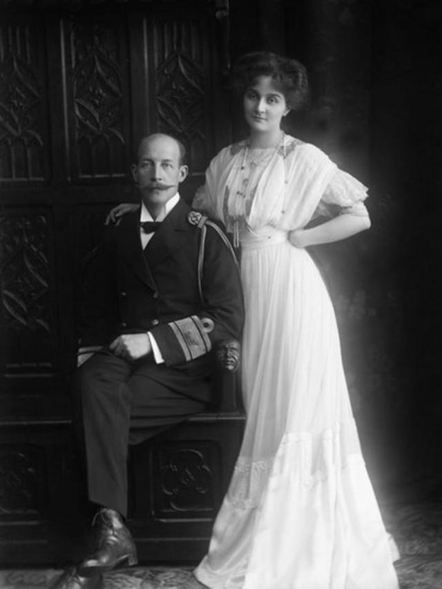 Мари Бонапарт со своим супругом принцем Георгом