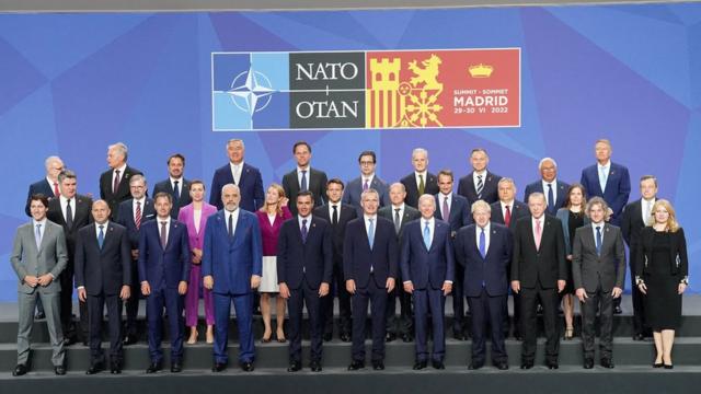 Участники саммита НАТО в Мадриде