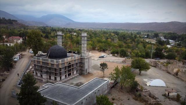 Реставрация мечети в Зангелане