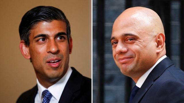 Rishi Sunak and Sajid Javid