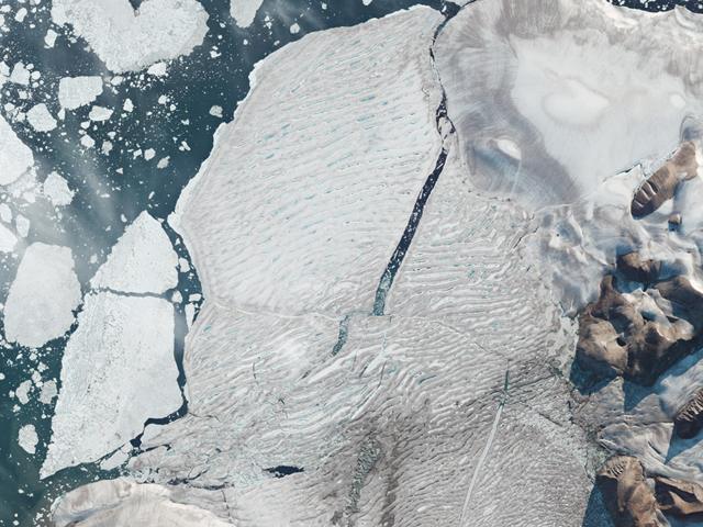 ледник Милна 31 июля